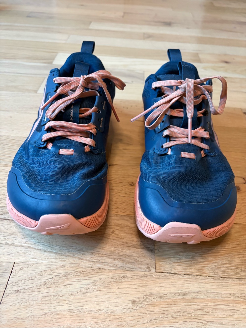 Altra Navy Athletic Shoes with Coral Accents